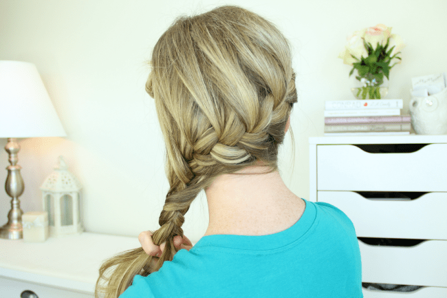 Wrap Around French Side Braid double french braid 6 Wrap Around French Side Braid