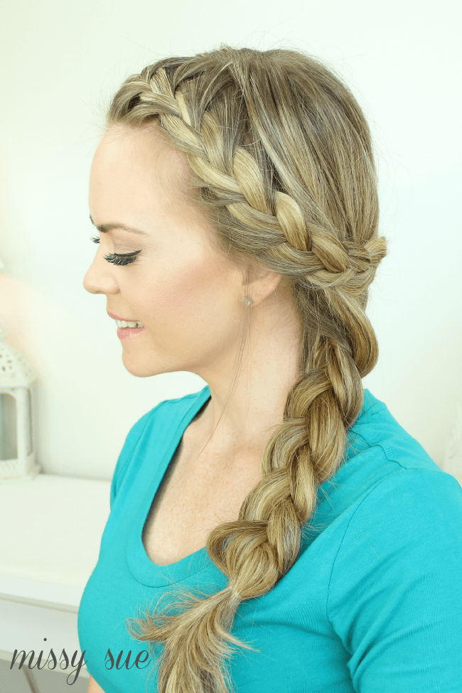 Wrap Around French Side Braid double french braid Wrap Around French Side Braid